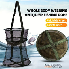 1pc Folding Fishing Net for Lobster Shrimp Crab Deep Sea Fishing Cage