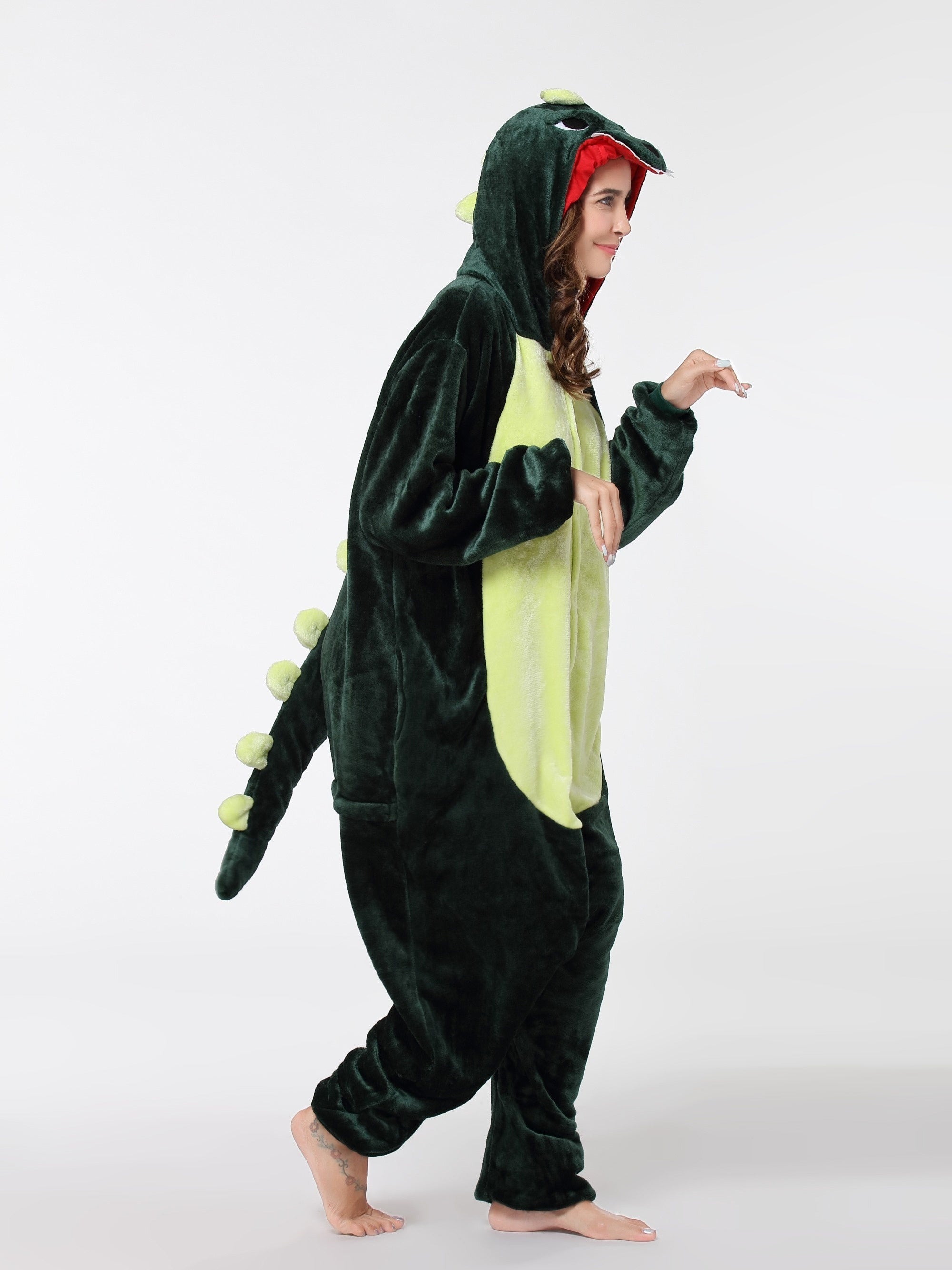 Women's Dino Cosplay Pajamas Costume