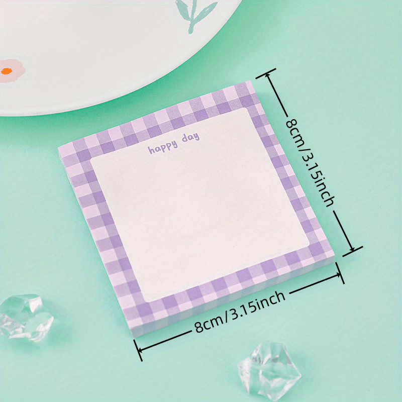1pc Lattice Sticky Notes High Value Message N Times Sticky