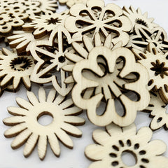 20pcs DIY Mini Wooden Crafts Painting Decorating Staining