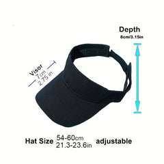 Summer Sun Protection Visor Hat Solid Duck Tongue Baseball Cap
