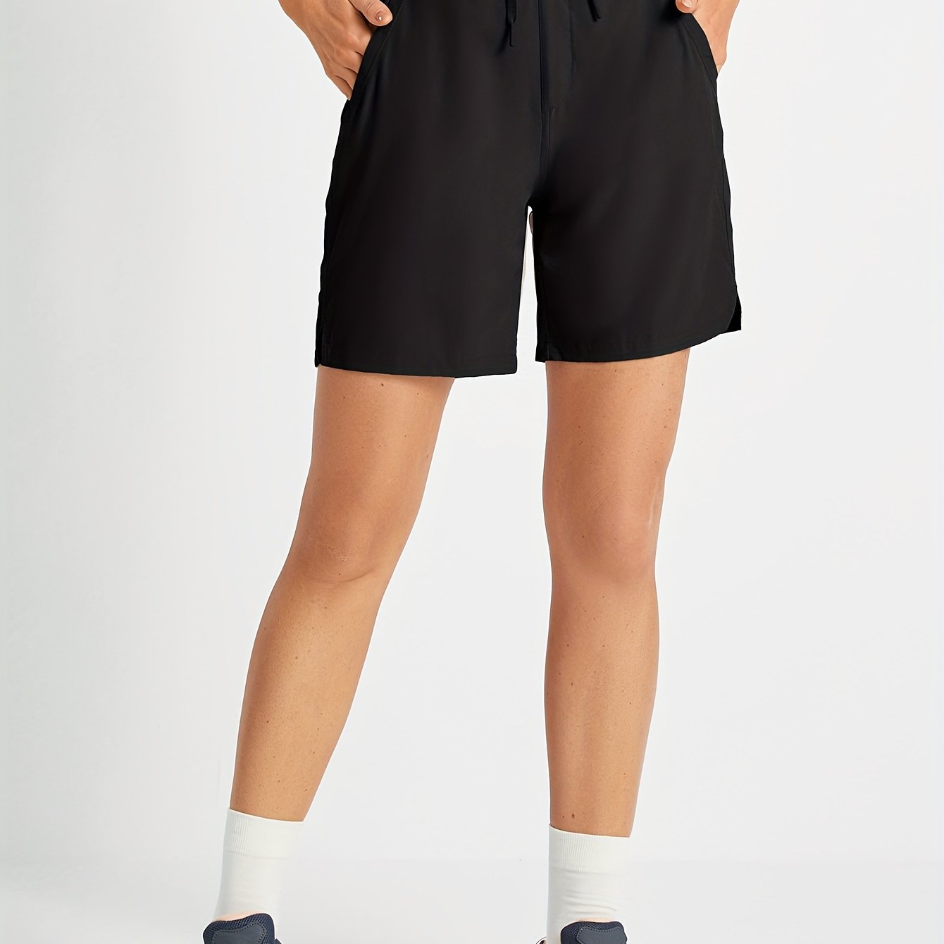 Women's Drawstring Running Shorts Quick Dry with Pocket