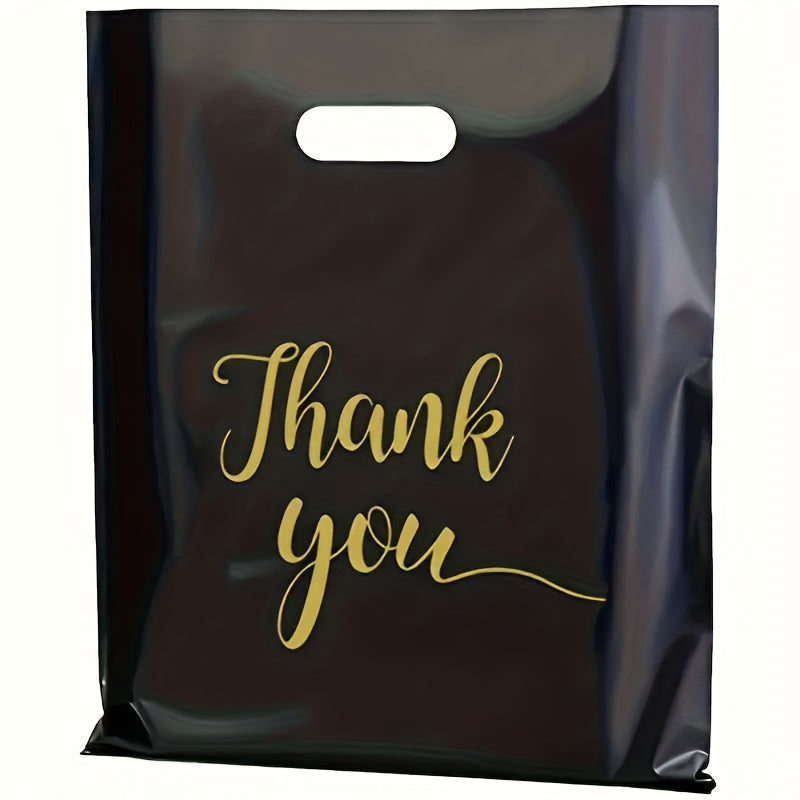 100pcs Reusable Plastic Gift Bags - Perfect for Boutiques & More