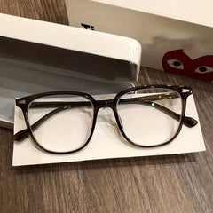 Square Anti Light Glasses For Women Men Students Anti Fatigue Nearsighted