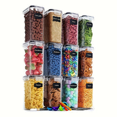 3pcs Airtight Food Storage Box With Lids Home Kitchen Decor
