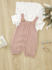 Baby Boys Sleeveless Knit Romper Jumpsuit