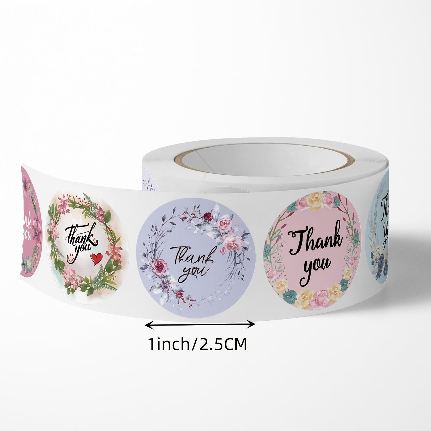 500 Thank You Stickers Labels Waterproof Party Baby Shower Wedding