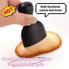 Soft Bristle Car Interior Cleaning Brush Air Conditioner Outlet Gap Dust Remover