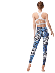 Graffiti Print High Waist Yoga Pants