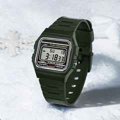 Waterproof Square Electronic Student Wrist Watch Digital Watch For Girls
