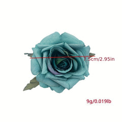Rose Flower Hair Clip Non slip Duck Billed Clip