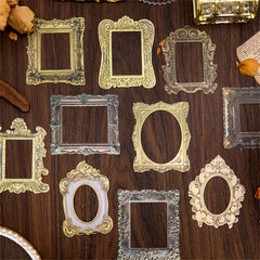 10pcs Retro Border Journal DIY Material Pack