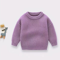 Baby Knit Sweater Pullover Top for Winter