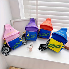 Kids Block Chest Bag Small Shoulder Bag Boys Crossbody Bag
