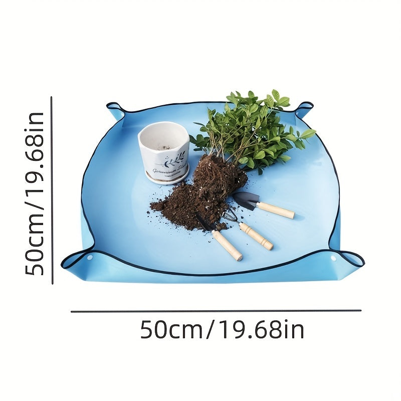Waterproof Gardening Planting Mat Succulent Flower Changing Pot Mixing Soil Mat