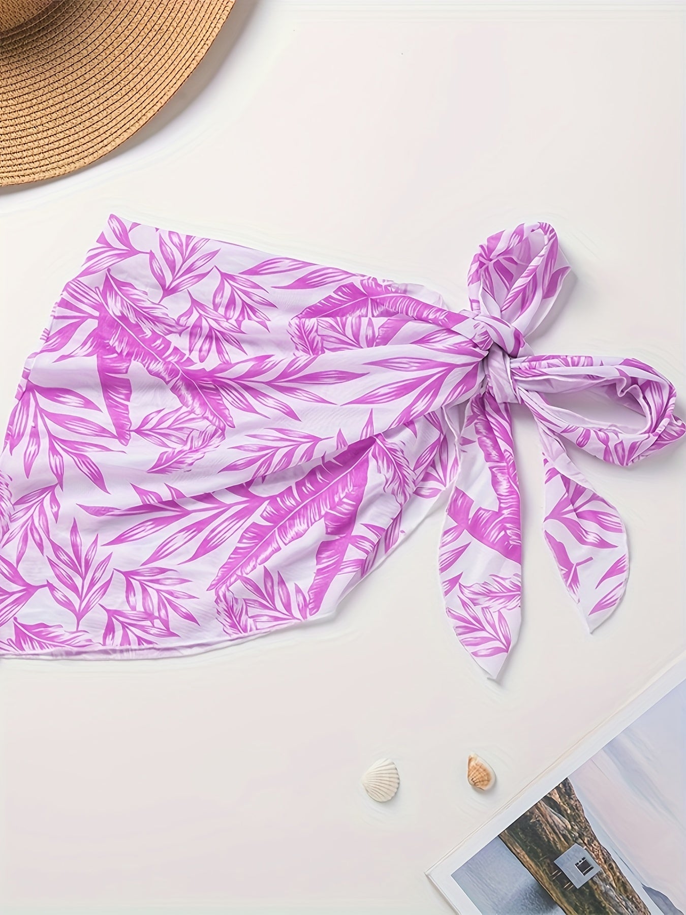 Sexy Mesh Wrap Cover Up Tie Side High Stretch Sarong Beach Cover Up