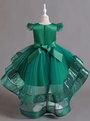 Tulle Princess Dress with Sequin for Girls - Party Birthday Halloween