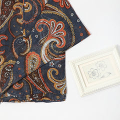 Men's Cashew Pattern Scarf for Outdoor