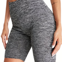 High Waist Sports Shorts Stretchy Fitness Running Sports Shorts