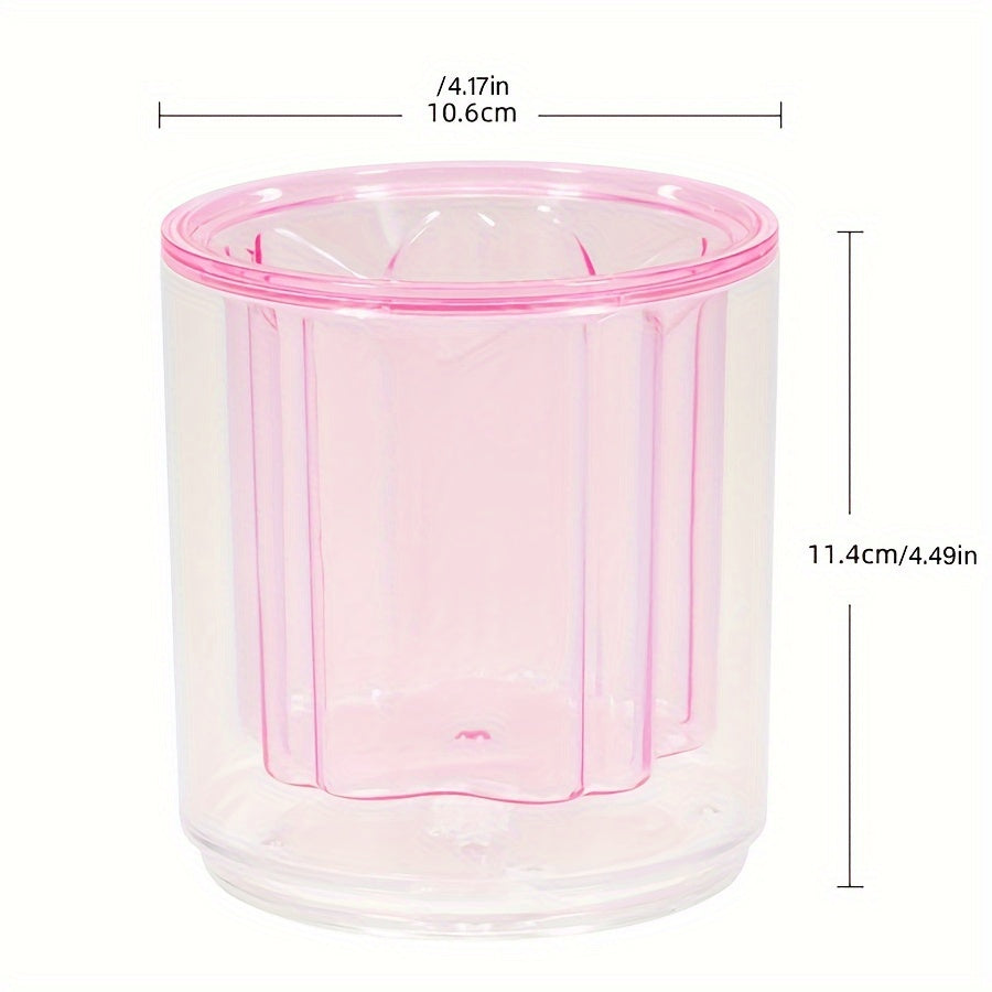 Rotating Clear Pen Storage Organizer