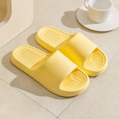 Women's Soft Sole Indoor Pillow Slides - Non Slip Shower Shoes