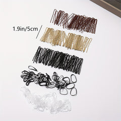 250pcs Baby Girls Hair Clips Headwear Decorative Hair Accessories