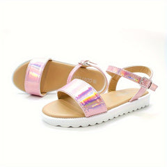 COSYSUSY Open Toe Sandals For Girls Non-slip Comfortable Sandals