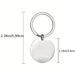 Romantic 'YOU ARE MY SUNSHINE' Stainless Steel Couple Keychain