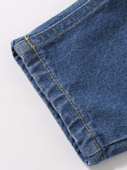 Boys Denim Jeans Cropped Pants Casual Spring Autumn Winter Kids Clothes