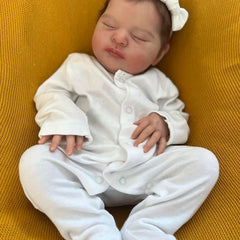 19' Newborn Baby Reborn Doll with 3D Skin, Top Makeup