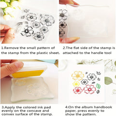 Dragonfly Flower Transparent Stamp - Add a Magical Touch to Your Crafts