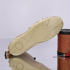 Men's Lace up Boots Casual Walking Shoes Leather Shoes