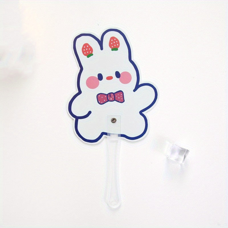 5pcs Cartoon Mini Handheld Fan Portable Beach Fan Children's Gift