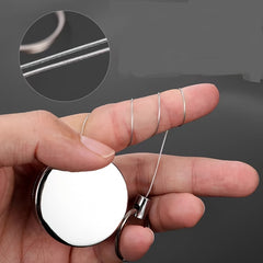 Retractable Lanyard Keychain Telescopic Steel Wire Holder