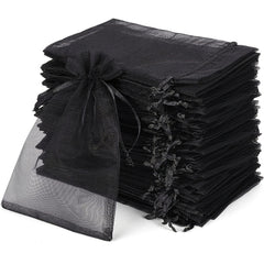 30pcs 10x15 cm Organza Bags With Drawstring Jewelry Pouches