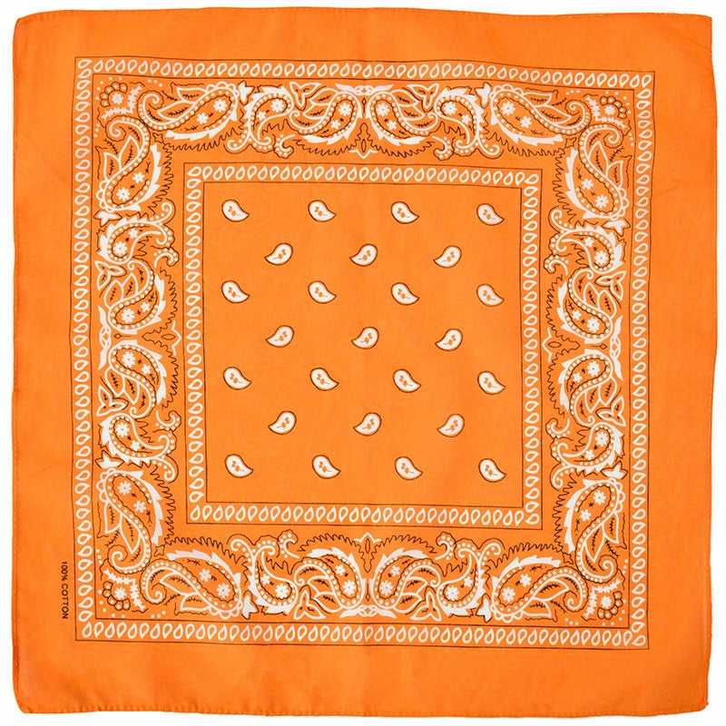 54 Paisley Print Bandana Candy Hip Hop Square Scarf Neckerchief Unisex Headband