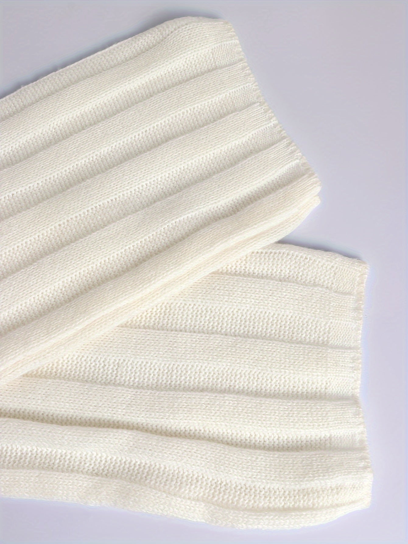Solid Long Sleeve Round Neck Stretch Jumper