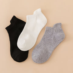 3 Pairs Soft Ankle Socks Lightweight Low Cut Women's Stockings & Hosiery