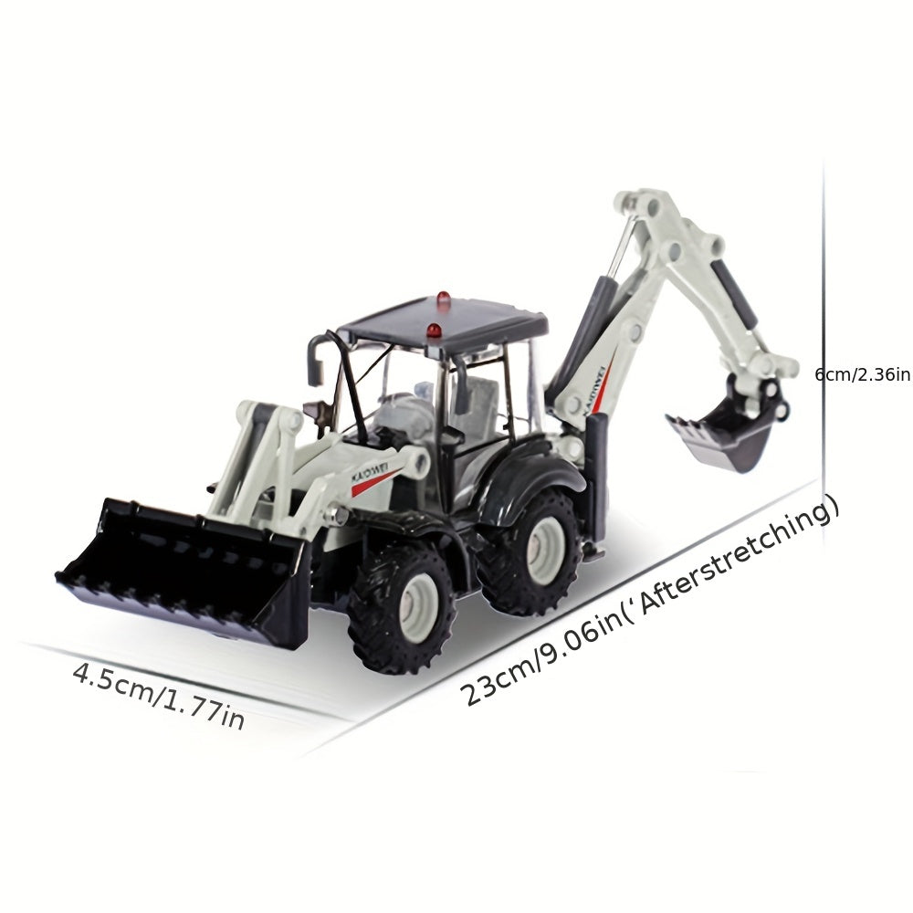 1:50 Scale Two-way Bulldozer Excavator Model