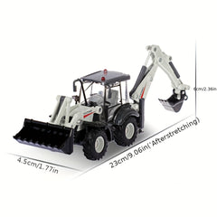 1:50 Scale Two-way Bulldozer Excavator Model