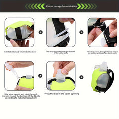 Portable Silicone Spout Water Bottle for Outdoor Sports