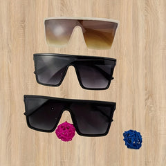 Men's Vintage Polarized Square Sunglasses UV Protection