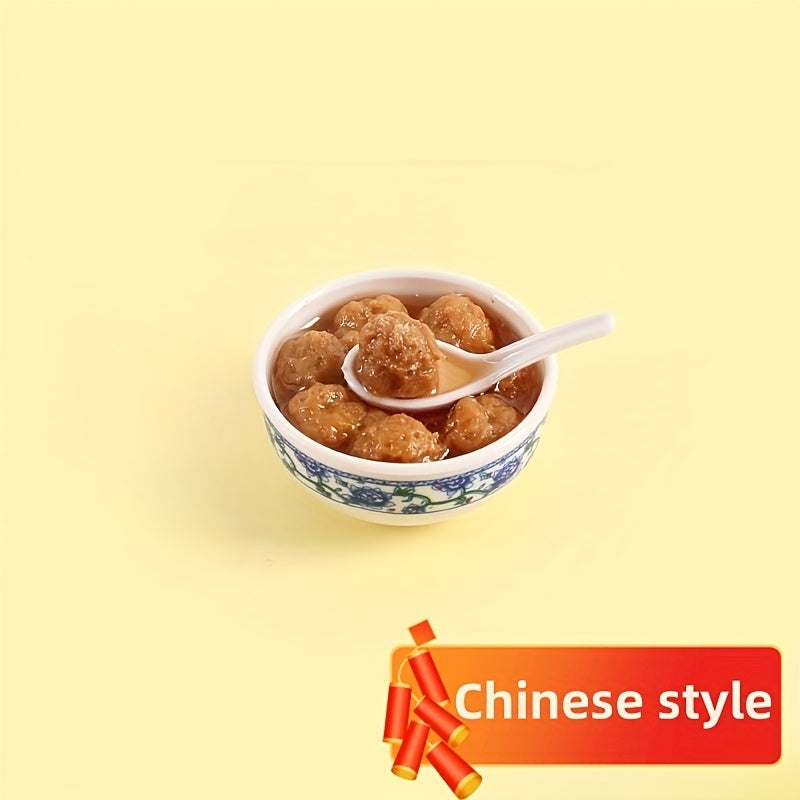 Mini Chinese Porcelain Bowls Vegetable Ornaments