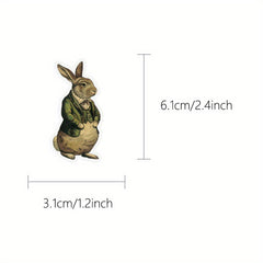 50pcs Animal Stickers Waterproof Vinyl Sticker for Water Bottle Laptop