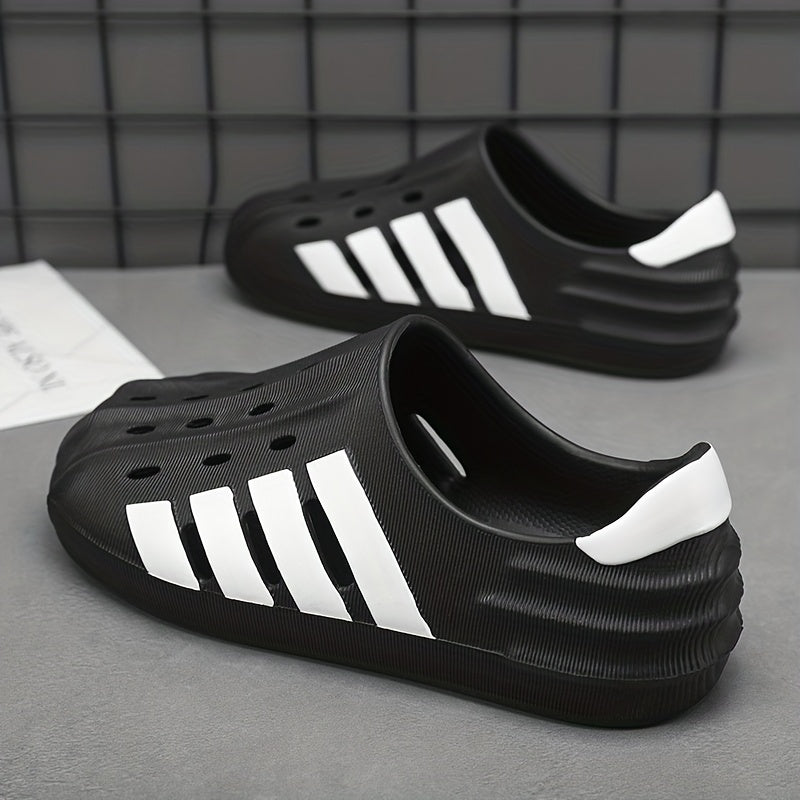 Men's Lightweight Comfy Clogs Hollow Out Non Slip Garden Shoes