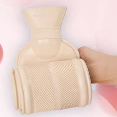 Plush Long Waist Hot Water Bag Rubber Leakproof