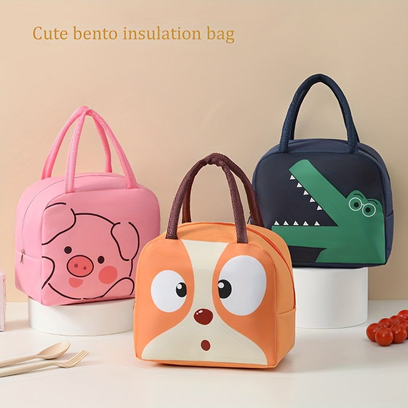 Cartoon Insulated Lunch Bag Large Capacity Cooler Bag
