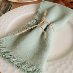 Soft Linen Cotton Napkins for Dinner Tea and Parties - Home Decor and Festivals