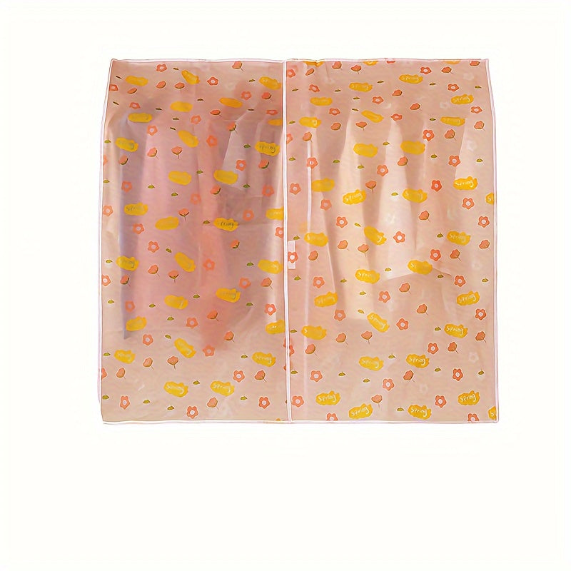 Translucent Dust proof Clothing Cover Wardrobe Storage Suit Hanging Bag