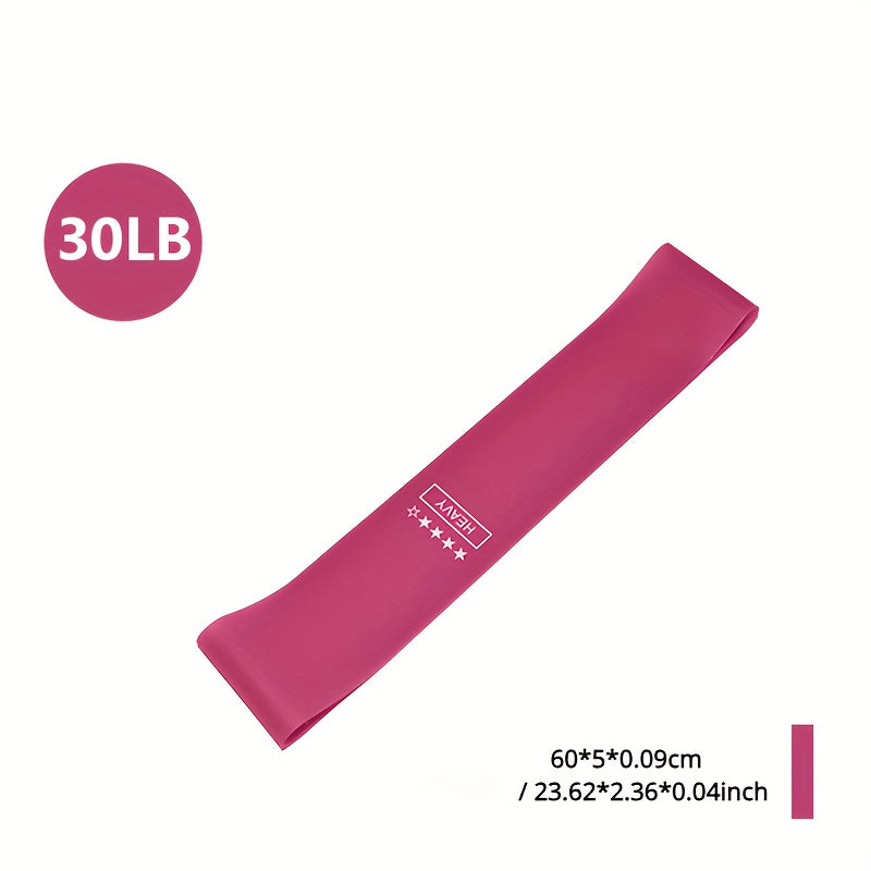 Rubber Resistance Bands Elastic Yoga Stretch Band Gym Pilates Fitness Equipment